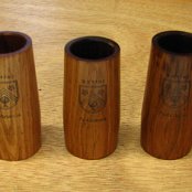 Custom Clarinet Barrels, Honduras Rosewood, different bores and lengths.