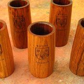 Custom Clarinet Barrels, Honduras Rosewood, different bores and lengths.
