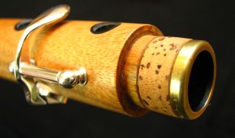 Capped Foot tenon on a Cast Bore C-Foot flute in Tarara