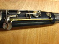 Test-fit of the now silver soldered key before sanding and buffing