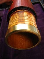 Underneath the tenon cork, the former crack is still visible